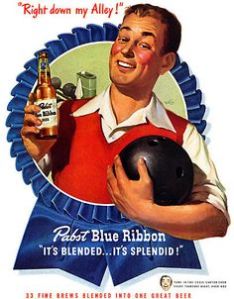 Pabst Bowling Ad